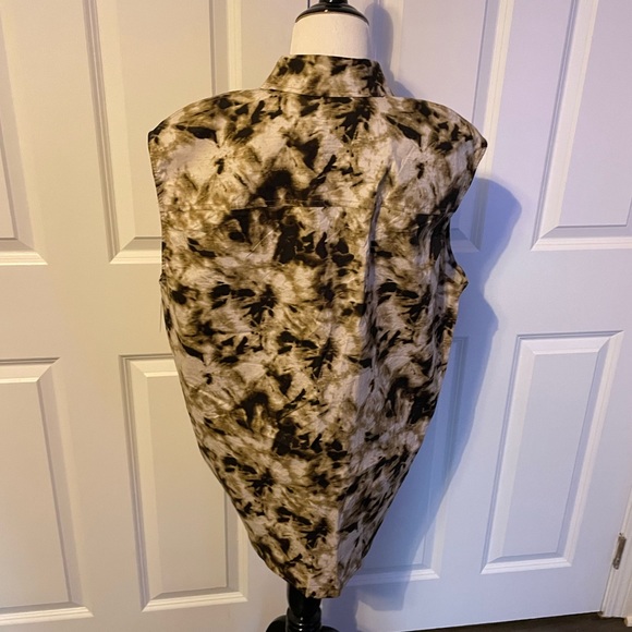 NWT Samsøe Samsøe camo clay sleeveless shirt - Picture 8 of 10